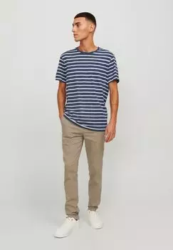Чиносы 2 PACK Jack & Jones, бежевый/темно-синий пиджак