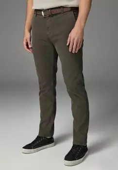Чиносы BELTED SOFT TOUCH Next, зеленый
