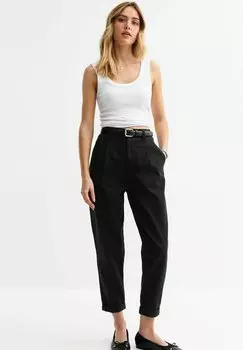 Чиносы BELTED TAPERED New Look, черный