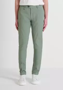 Чиносы BRYAN IN GARMENT DYE STRETCH DOBBY Antony Morato, зеленый