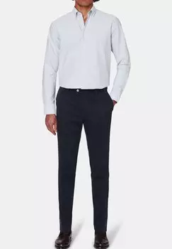 Чиносы DENZ Oscar Jacobson, цвет navy sea blue