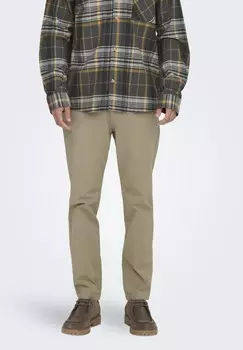 Чиносы FREE NOOS Only & Sons, коричневый