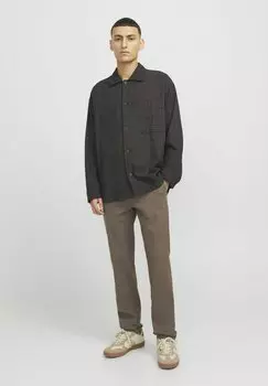 Чиносы JPSTMARCO FURY NOOS Jack & Jones, темно-коричневый