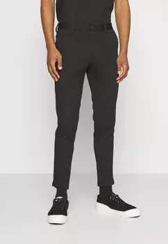 Чиносы JPSTMARCO JJCOOPER Jack & Jones, черный/однотонный