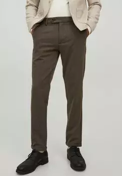 Чиносы MARCO CONNOR Jack & Jones, коричневый камень