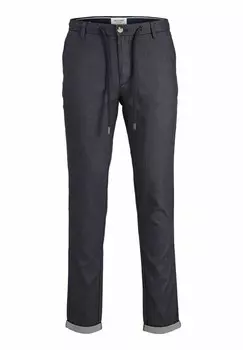 Чиносы MARCO STRUKTUR Jack & Jones, темно-синий
