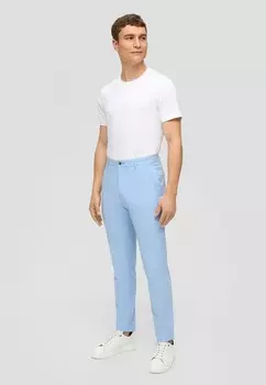 Чиносы MIT SLIM LEG s.Oliver BLACK LABEL, цвет Mottled Light Blue