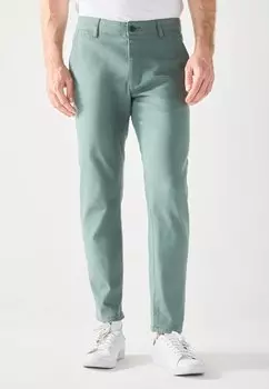 Чиносы Pier One by Zalando, зеленый