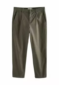 Чиносы PLEATED TEXTURED Next, зеленый