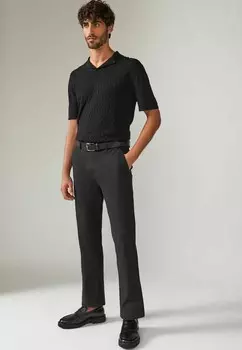 Чиносы PRINTED BELTED SOFT TOUCH Next, черный