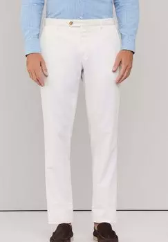 Чиносы REGULAR FIT COTTON LINEN Faonnable, кремовый