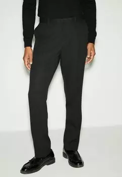 Чиносы REGULAR FIT - TAPE DETAIL TEXTURED TUXEDO Next, черный