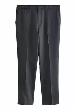 Чиносы REGULAR FIT - TAPE DETAIL TEXTURED TUXEDO Next, серый