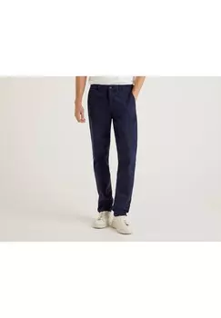 Чиносы REGULAR FIT United Colors of Benetton, цвет blue