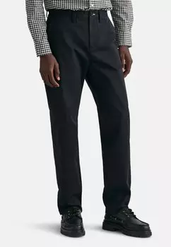 Чиносы REGULAR GANT, цвет black