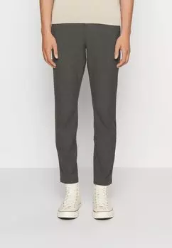 Чиносы ROBERT Selected Homme, серый меланж