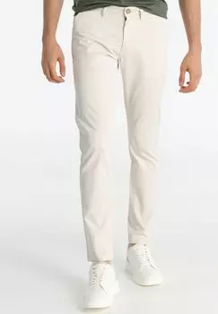 Чиносы SCHMALE PASSFORM - MITTLERE LEIBHHE GRSSE IN ZOLL BENDORFF, бежевый