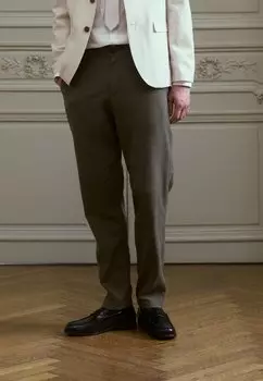 Чиносы Selected Homme, темно-зеленый