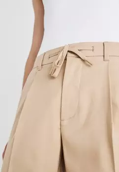 Чиносы SLH LEROY PLEAT NOOS Selected Homme, бежевый