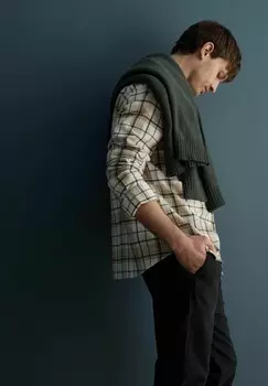 Чиносы SLH MILES STRUCTURE DYED Selected Homme, темно-синий