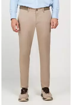 Чиносы SLIM FIT CASUAL SIDE POCKET AC&CO / ALTINYILDIZ CLASSICS, светло-коричневый