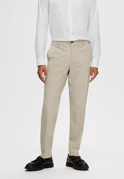 Чиносы SLIM FIT KARO Selected Homme, песочный