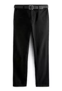 Чиносы SLIM FIT PRINTED Next, черный