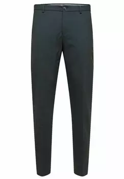 Чиносы Slim Fit Selected, цвет dark green