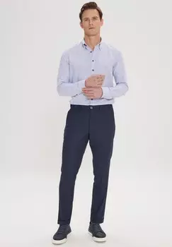 Чиносы SLIM FIT SIDE POCKET WITH ELASTICATED WAIST AC&CO / ALTINYILDIZ CLASSICS, темно-синий