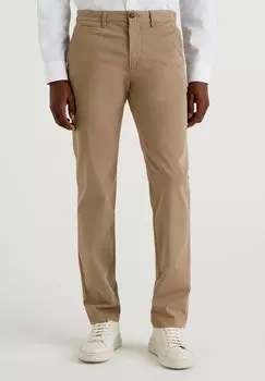Чиносы SLIM FIT United Colors of Benetton, коричневый