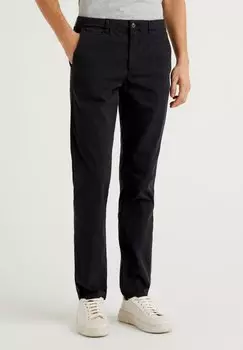 Чиносы SLIM FIT United Colors of Benetton, черный