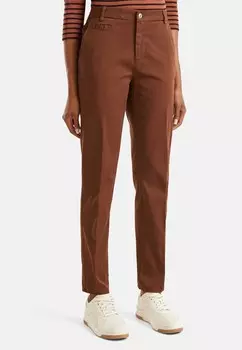 Чиносы SLIM FIT United Colors of Benetton, коричневый