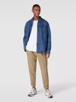 Чиносы со стрелками и отворотами, модель «Луи» Strellson, бежевый