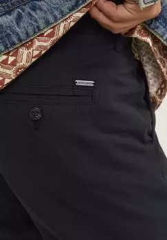 Чиносы STACE Jack & Jones, черный