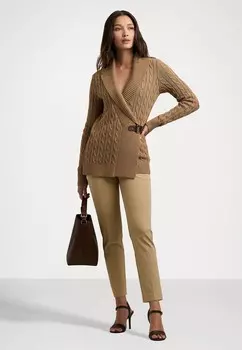 Чиносы STRETCH COTTON SKINNY TROUSER Lauren Ralph Lauren, бежевый