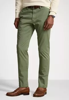 Чиносы STRETCH SLIM FIT CHINO TROUSER Ralph Lauren, темно-зеленый