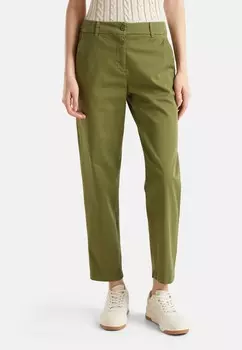 Чиносы STRETCH United Colors of Benetton, зеленый