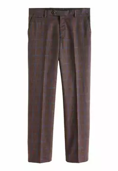 Чиносы TAILORED FIT CHECK Next, коричневый