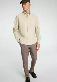 Чиносы TAPE-MILES BRUSHED Selected Homme, коричневый