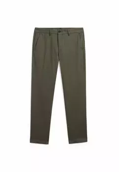 Чиносы TAPERED Massimo Dutti, зеленый