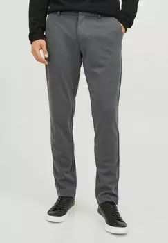Чиносы WINSTON Jack & Jones, серый меланж