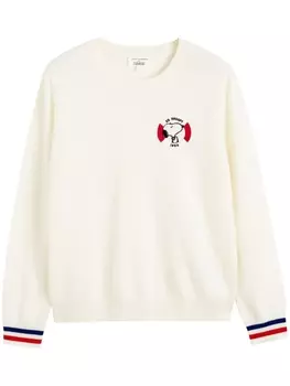 Chinti & Parker джемпер с аппликацией Snoopy из коллаборации с Peanuts, белый