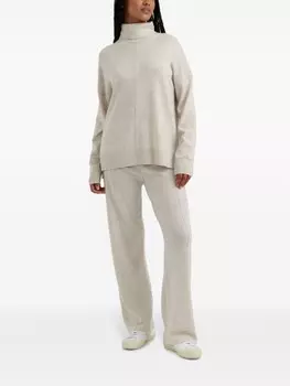 Chinti & Parker джемпер с боковыми разрезами и высоким воротником, нейтральный цвет