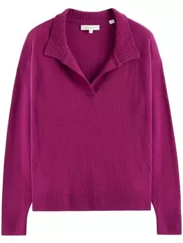 Chinti & Parker джемпер с воротником-поло, фиолетовый
