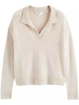 Chinti & Parker джемпер с воротником-поло, нейтральный цвет