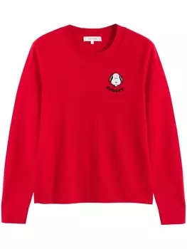 Chinti & Parker джемпер Snoopy Badge, красный