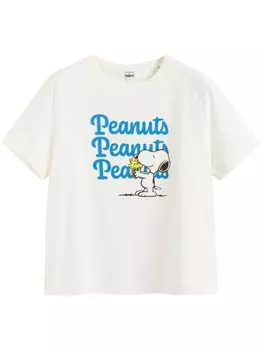 Chinti & Parker футболка Snoopy & Woodstock, белый