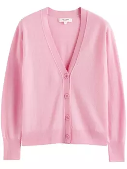 Chinti & Parker кашемировый кардиган Essentials, розовый