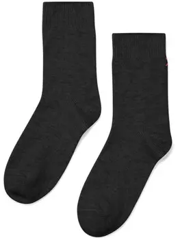 Chinti & Parker носки с декоративной строчкой, серый