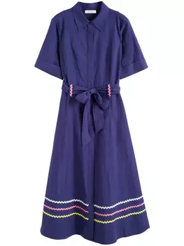 Chinti & Parker платье миди Starboard, синий